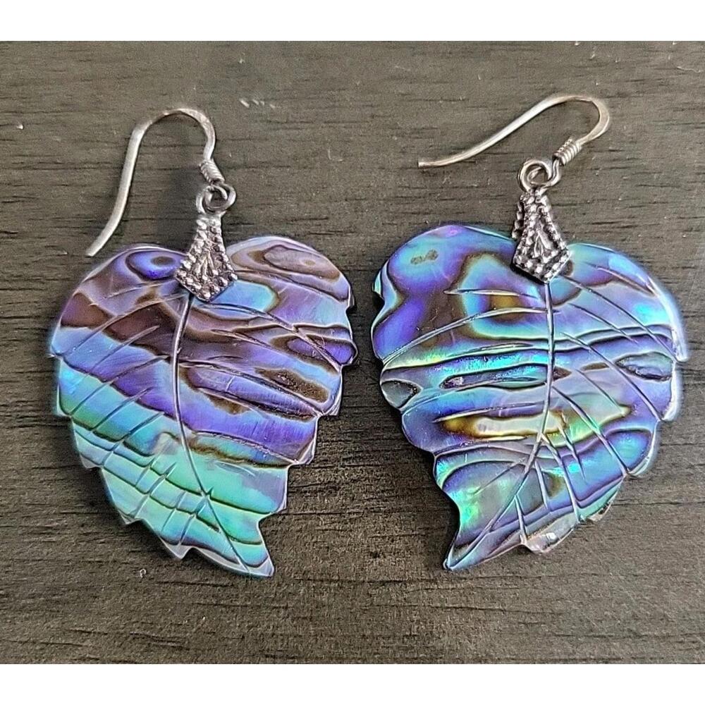 Unique Leaf Dangle Earrings